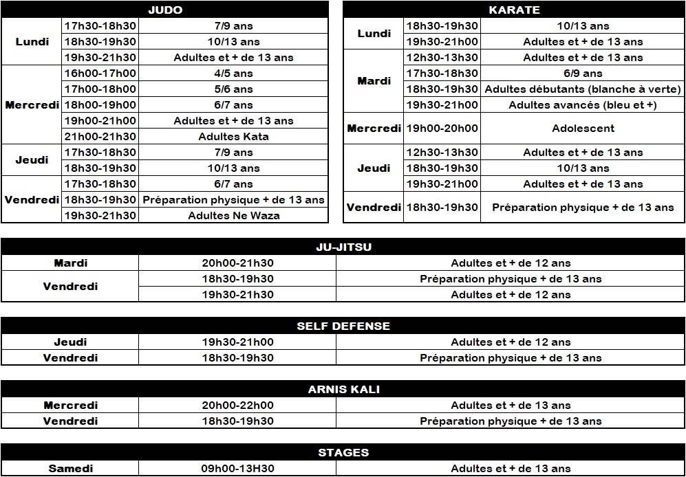 horaires-blagnac-arts-martiaux