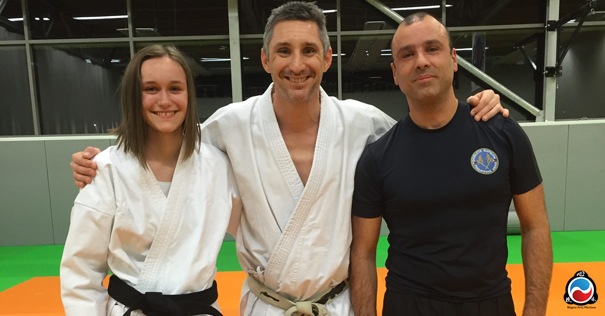 ceinture noire karate et arnis kali à blagnac