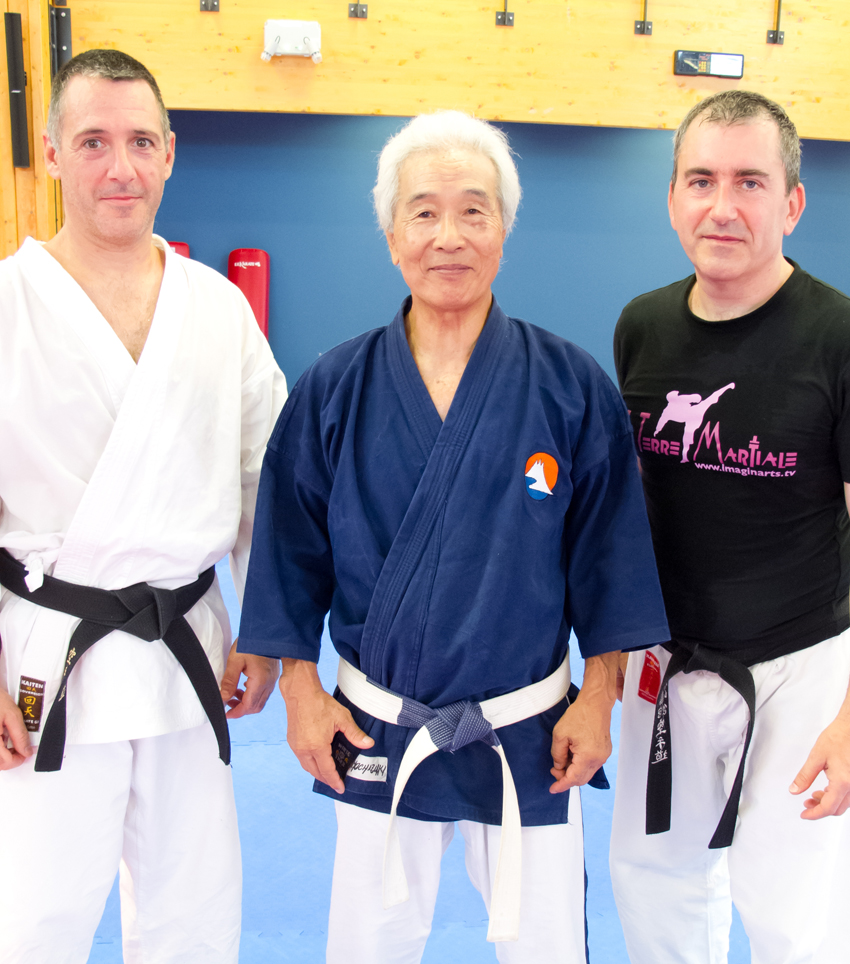 Avec sensei Mochizuki