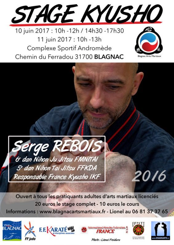 Stage Kyusho avec Serge Rebois à Blagnac